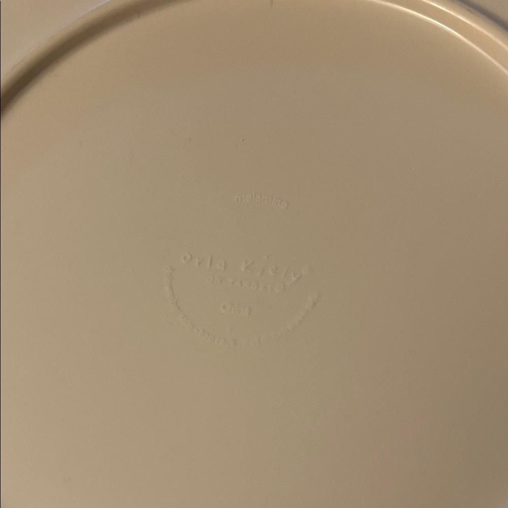 Orla Kiely Blue Floral Dinnerware Set of 4 melamine plates - Picture 11 of 15